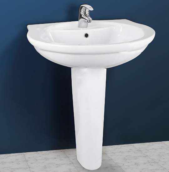 حوض سان ريمو E7480 مقاس 70 سم بالعامود الطويل من أيديال ستاندرد