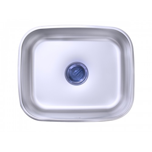 حوض - حله مطبخ كورى موديل B 500 L مقاس 50 × 39 × 18 سم سُمك 1 مللى بالصرف 6 بوصة من بيورتى