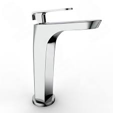 خلاط حوض طويل جلورى GLO-0124 يد واحدة بالفيداج مشط 15سم اللون كروم من جواد