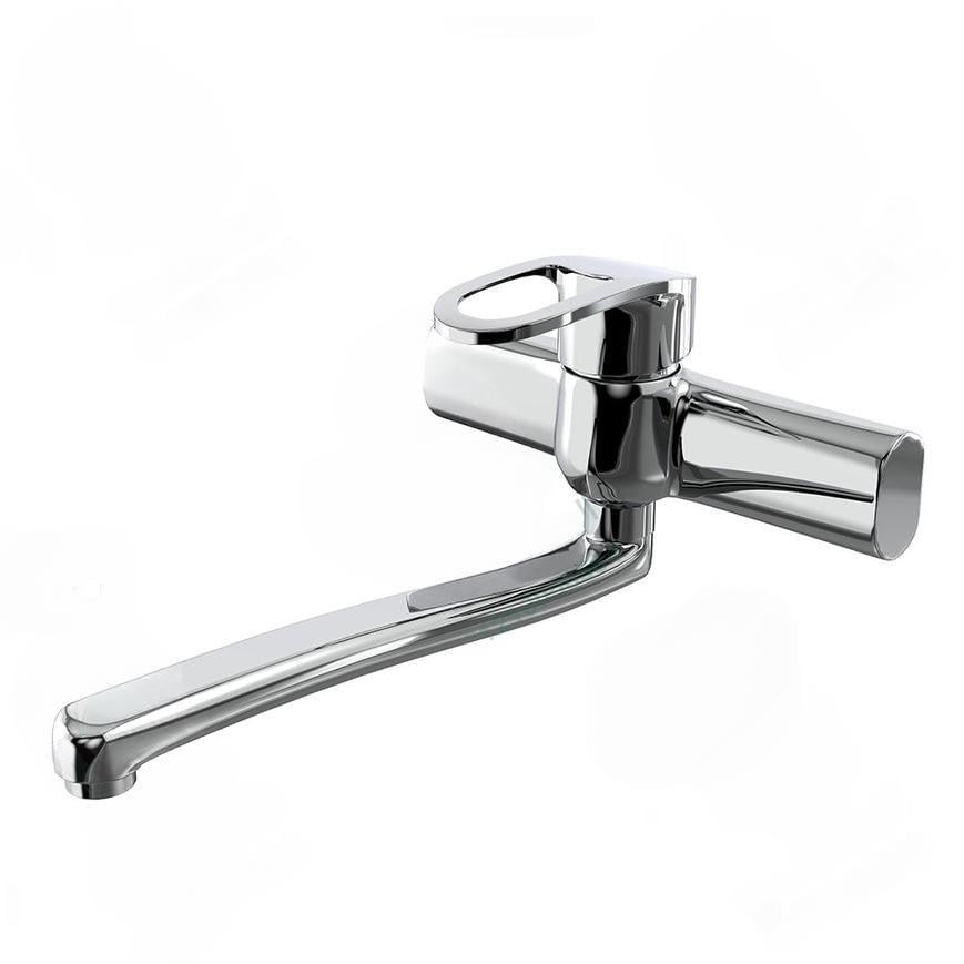 خلاط مطبخ حائطى بلس GX-0077 يد واحدة قنطرة سفلية اللون كروم من جواد