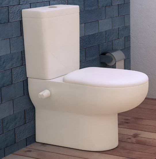 مرحاض بلان ملاصق للحائط G0686 بالشطاف الداخلى و السيديلى العادى بالعدة وطقم التثبيت من أيديال ستاندرد