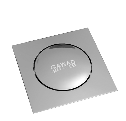 غطاء بيبة تاتش GX-000809 نحاس مقاس 10 × 10 سم اللون كروم من جواد