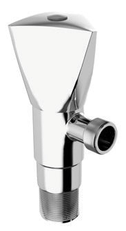 محبس زاوية مورانو MOR-00040 مقاس 1/2 × 1/2 بوصة قلب سيراميك اللون كروم من جواد