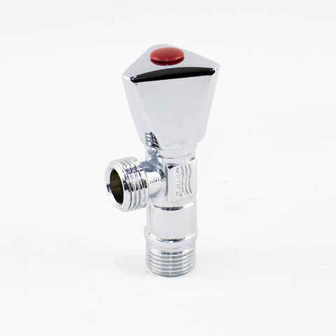 محبس زاوية كومفورت COM-00040 قلب جلبة (لفة كاملة) اللون كروم من جواد