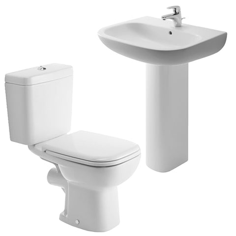 طقم حمام دى كود مرحاض و حوض 65 سم كامل من ديورافيت