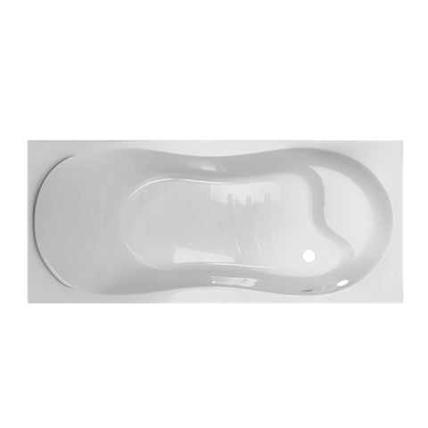 بانيو دالاس 800660 مقاس 180 × 80 × 39 سم بمخدة وكرسى من ديورافيت