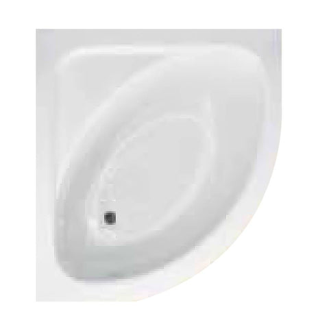 بانيو ماربيلا كورنر دائرى مقاس 90 × 90 سم بدون الجوانب من الطيب