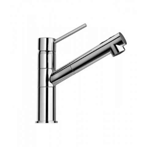 خلاط مطبخ شداد سكالا SC6010001E10 بسماعة 2 نظام متحركة قلب سيراميك بمحدد درجة الحرارة ومنظم لتوفير المياة اللون كروم من ديورافيت