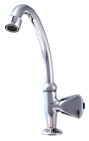 حنفية عامودى جيرمانا GE-0066 قلب جلدة اللون كروم من جواد