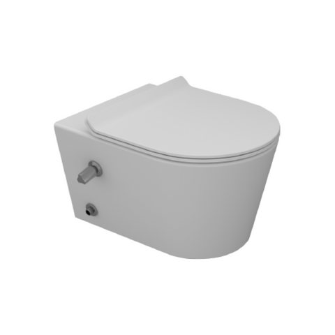 مرحاض معلق تايتن 25424975 بالشطاف الداخلى هيدروجيت و السيديلى العادى شامل مجموعة التثبيت المقاس 40 × 54 سم من ساني بيور