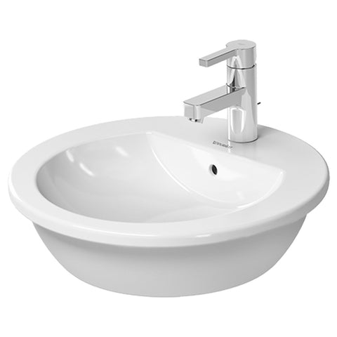 حوض نيو دارلينج فوق الرخامة 049747 مقاس 47 سم بفتحة خلاط من ديورافيت