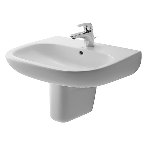 حوض دى كود 231060 مقاس 60 سم بالعامود المعلق من ديورافيت