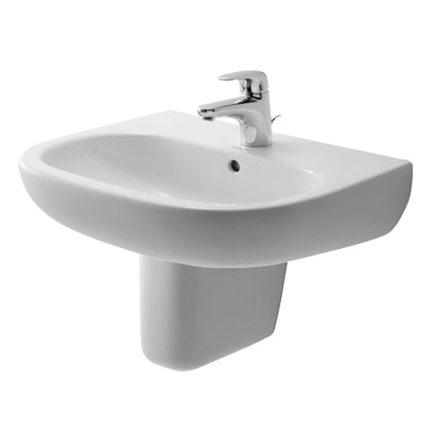 حوض دى كود 231055 مقاس 55 سم بالعامود المعلق من ديورافيت