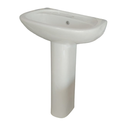 حوض ديورابلس 034455 مقاس 55 سم بالعمود الطويل من ديورافيت