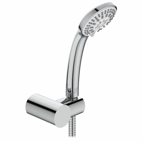 مجموعة سماعة أيديال رين B9507AA بسماعة 3 نظام مقاس 8 سم و خرطوم 150 سم ضد الإلتفاف و علاقة ثابتة اللون كروم من أيديال ستاندرد