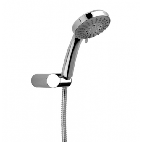 مجموعة سماعة دش XX0710001E10  سماعة 3 نظام و علاقة متحركة و خرطوم 150 سم اللون كروم من ديورافيت