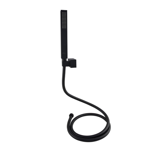 مجموعة سماعة كايلا GX-00141B السماعة 1 نظام خرطوم كرومالوكس ضد الإتلاف 150 سم مع علاقة ومجموعة التثبيت اللون أسود من جواد